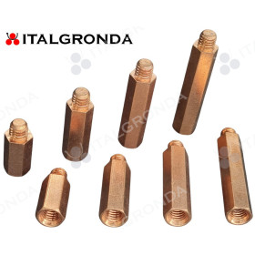 DISTANZIATORE IN OTTONE RAMATO PASSO M8
Disponibile nelle lunghezze 20-30-40-50mm