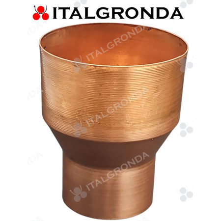 RIDUZIONE pluviale IN RAME