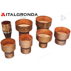 RIDUZIONE pluviale IN RAME