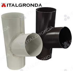 BRACA IN LAMIERA PREVERNICIATA con angolazione braccio di 72° Ø 120mm.