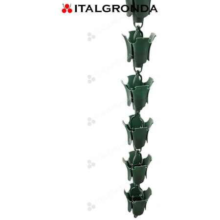 CATENA DROP in PVC VERDECONFEZIONE DA ML.1