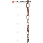 CATENA IN PVC MARRONE E RAMATA 42X74 Ø10MM