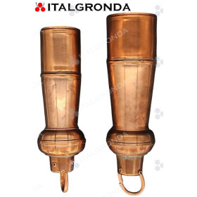 Scarico a doccione con anello ornamentale, molto bello abbinare anche una catena di scarico