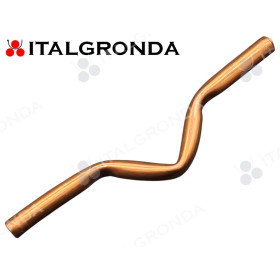 Gancio di connessione tra lo scarico di gronda e la catena discendente.