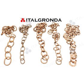 CATENA ORNAMENTALE in RAME x scarico acqua