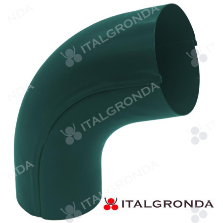 GOMITO LAMIERA VERDE MUSCHIO RAL 6005 A 72° E 88° AGGRAFFATO