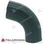 GOMITO LAMIERA VERDE MUSCHIO RAL 6005 A 72° E 88° AGGRAFFATO