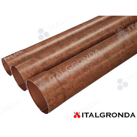COPERTINA TUBO IN ALLUMINIO PREVERNICIATO COLOR COPPER VESTIS