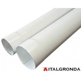 TUBO di Calata DISCENDENTE CALATA ALLUMINIO RAL 9010