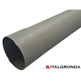 TUBO IN ALLUMINIO PREVERNICIATO COLOR RAL 7037 3D