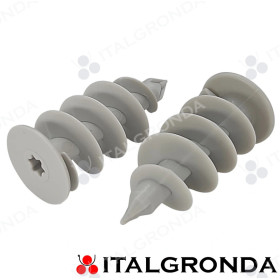 DEMO TASSELLO in NYLON AUTOFORANTE PER CAPPOTTO TERMICO 25X60mm