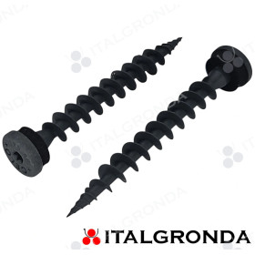 DEMO VITE NYLON PER CAPPOTTI TERMICI ANTRACITE RAL7016 x vite d.3,5mm d.8x80 TX25