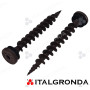 VITE TORX IN NYLON PER CAPPOTTI TERMICI MARRONE RAL8017 x vite d.3,5mm d.8x80 TX25