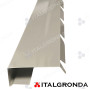SCOSSALINA DI CODA Preverniciata. per pannelli o lastre da copertura DENTELLATA.