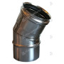 CURVA FUMI ACCIAIO INOX 316L ANGOLO 30° PER MODULO MONOPARETE Ø100