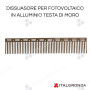 Dissuasore in alluminio testa di moro per fotovoltaico