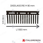 Dissuasore per fotovoltaico H 150 mm x L 1000 mm