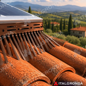 Dissuasore installato su fotovoltaico