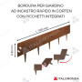 Bordura corten h.80mm