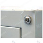 COPRICALDAIA COIBENTATO BIANCO/GRIGIO CON PREFORI -COPRICALDAIA COIBENTATO PREVERNICIATO BIANCO/GRIGIO CON PREFORI PER TUBO L= L