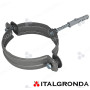 Fermatubo in Lamiera Grigio Polvere RAL 7037 Ø100