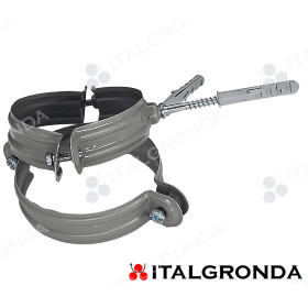 FERMATUBO LAMIERA GRIGIO POLVERE RAL 7037 COPERTINA