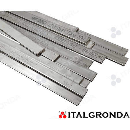 PIATTO INOX aisi 304 IN VERGHE -PIATTO INOX AISI 304 IN VERGHE