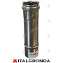 Tubi inox Moduli Monoparete Fumi, aria e vapore da 25 cm