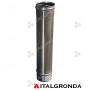 Moduli Fumi Monoparete Inox AISI 316L da 500 mm Ø 100