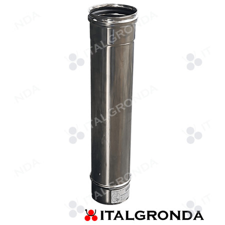 Moduli Fumi Monoparete Inox AISI 316L da 500 mm Ø 100