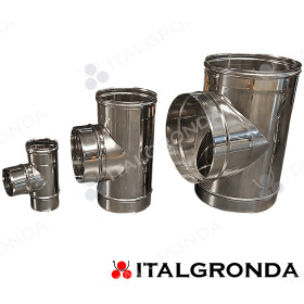 Raccordo a "Ti" in Acciaio Inox AISI 316L per moduli monoparete Copertina