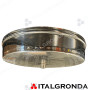 Tappo con scarico Ø 400 mm in Acciaio Inox AISI 304L per moduli monoparete