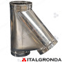 Raccordo a Braca 135° in Acciaio Inox AISI 316L per moduli monoparete Copertina