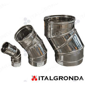 Curva Girevole H.T. Fumi Inox 316L per moduli Monoparete Copertina