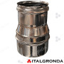 Riduzione di sezione Deflussata (conica) in Inox 316L Ø 120-100 mm