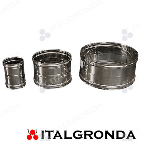 Copertina Doppio Bicchiere Femmina Inox 316 Eurostar MI