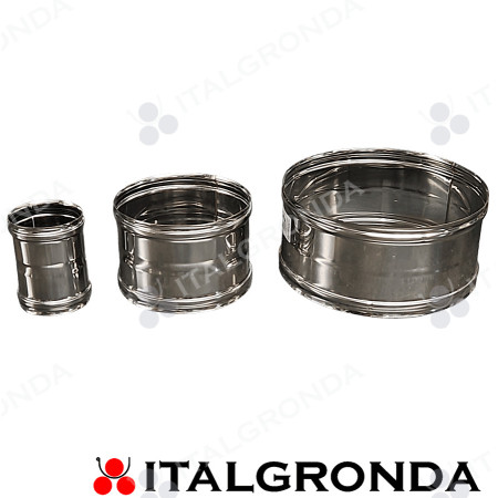 Copertina Doppio Bicchiere Femmina Inox 316 Eurostar MI