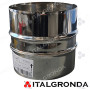 Doppio Bicchiere Maschio in Inox 316L Linea Monoparete Eurostar MI MA ML – Componenti Professionali per Canne Fumarie