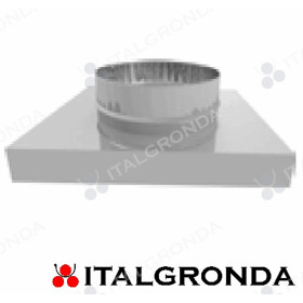 copertina Base per Cappelli o adattatore da Moduli Shunt a linea Eurostar in Inox 316L