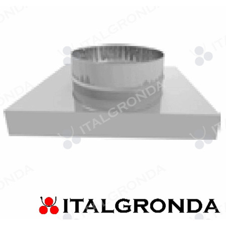 copertina Base per Cappelli o adattatore da Moduli Shunt a linea Eurostar in Inox 316L