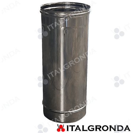 Copertina Moduli Fumi Monoparete Inox AISI 304L da 1000 mm