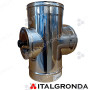 Raccordo a "Ti con Ispezione" in Acciaio Inox AISI 316L per moduli monoparete