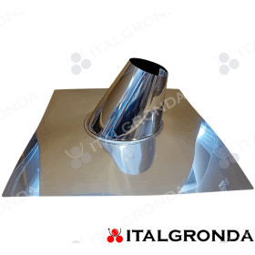 FALDALE INCLINATO IN ACCIAIO INOX AISI 304L PER MODULO MONOPARETE Copertina