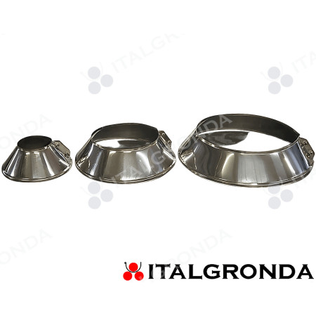 Mantellina o Scossalina in Acciaio Inox AISI 316 L per tubi Tondi Copertina