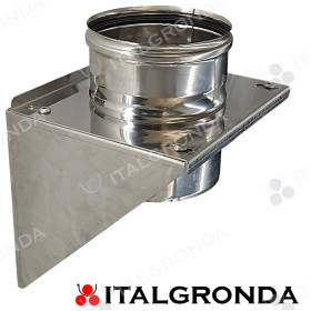 SUPPORTO MURALE IN ACCIAIO INOX 316L PER MODULO MONOPARETE copertina