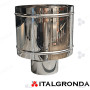 Comignolo a Botte inox AISI 316 L per moduli monoparete Ø 150 mm