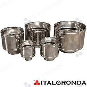 Cappello a Botte Inox AISI 316 L per Moduli Monoparete  COPERTINA
