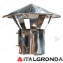 Comignolo a Stringere Cinese Ø 100 mm in Acciaio Inox AISI 316L per Fumi, Aria, Vapore