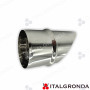 Terminale ad Unghia con rete Inox Aisi 316L Monoparete Eurostar Ø 80