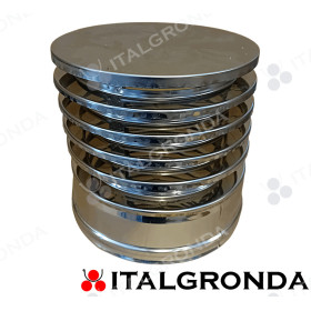 CAPPELLO ITALIA IN ACCIAIO INOX AISI 316L PER MODULO MONOPARETE copertina